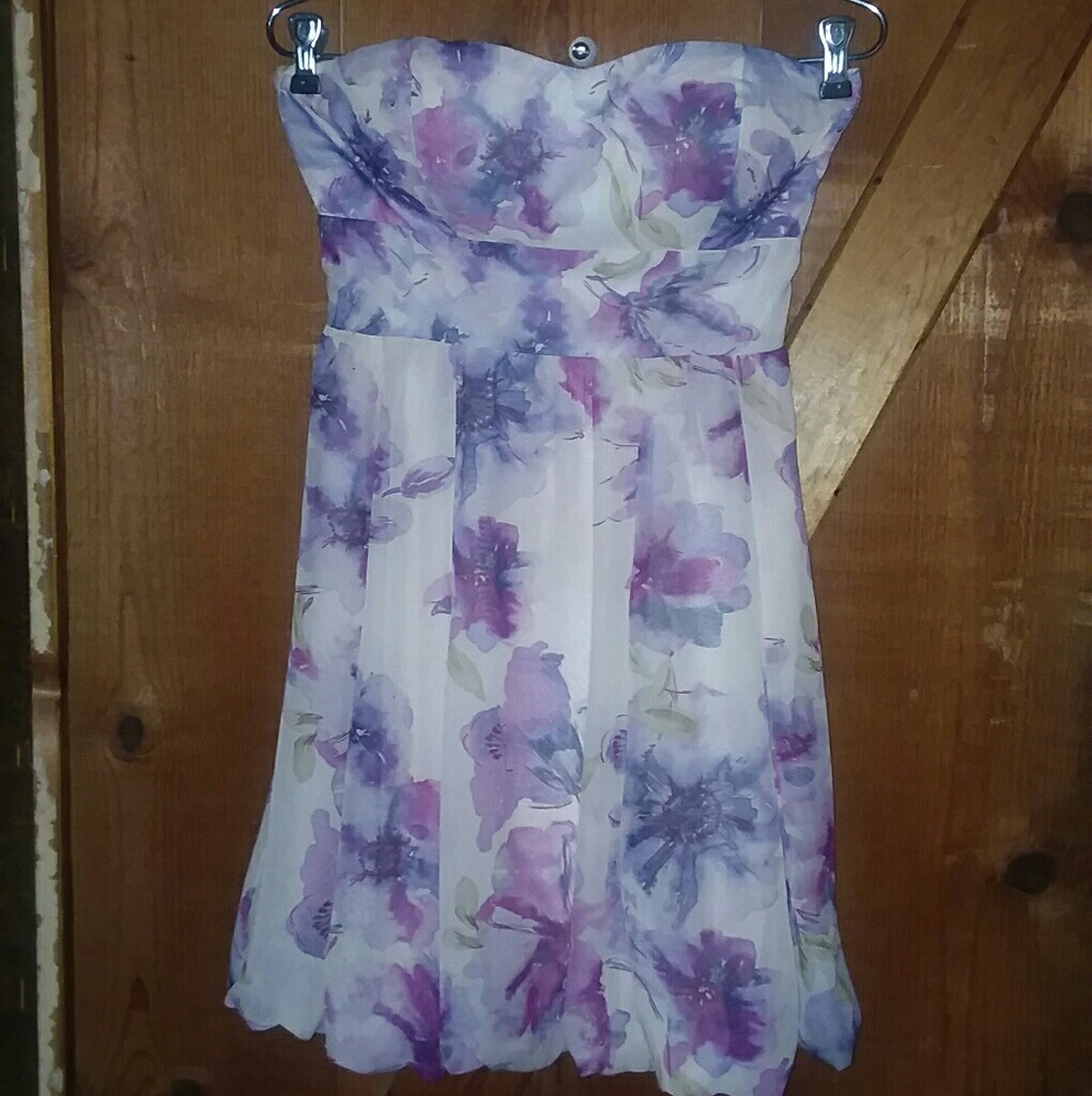 SPRING DRESS DISCOUNT! Mini Strapless Spring Dress